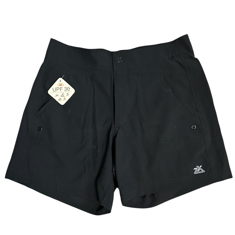 ZeroXposur Black Hybrid Swim Shorts XS
